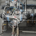 Séparateur magnétique de mélanges liquides avec nettoyage automatique